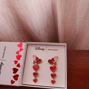 BaubleBar Red Heart Earrings